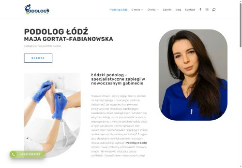 PODOLOG ŁÓDŹ MAJA GORTAT-FABIANOWSKA