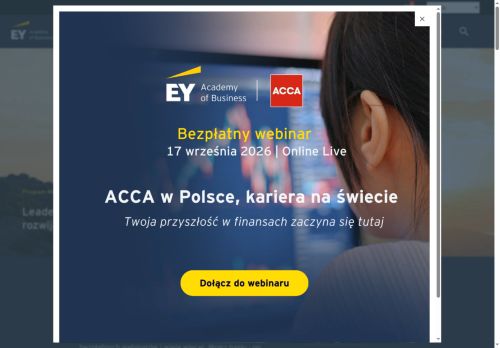 ERNST & YOUNG Sp. z o.o. ACADEMY OF BUSINESS Sp. k.